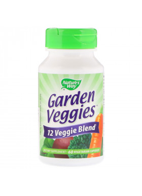 Nature's Way, Garden Veggies, 60 Vegetarian Capsules