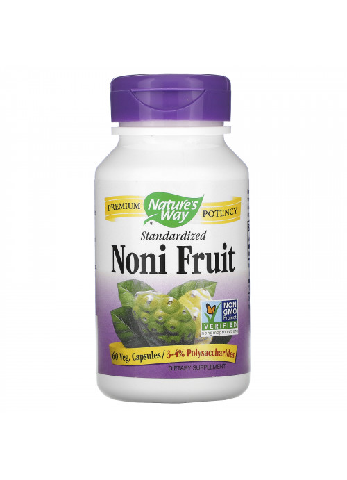 Nature's Way, Noni Fruit, Standardized, 60 Veg Capsules