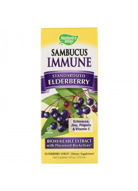 Nature's Way, Sambucus Immune, Elderberry, Standardized, 4 fl oz (120 ml)