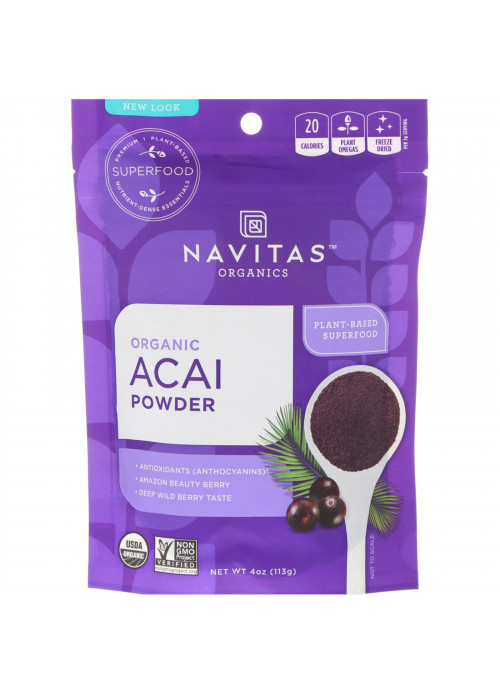 Navitas Organics, Organic Acai Powder, 4 oz (113 g)