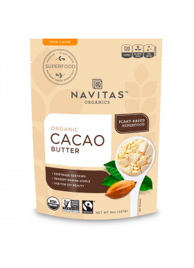 Navitas Organics, Organic Cacao Butter, 8 oz (227 g)