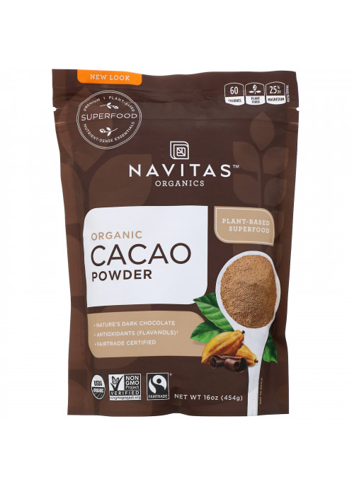 Navitas Organics, Organic Cacao Powder, 16 oz (454 g)