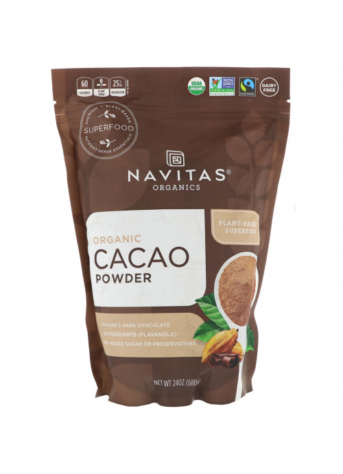 Navitas Organics, Organic Cacao Powder, 24 oz (680 g)