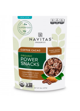 Navitas Organics, Organic Power Snacks, Coffee Cacao, 8 oz (227 g)