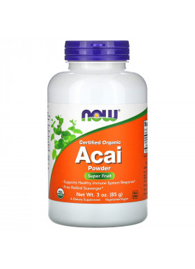 Now Foods, Certified Organic Acai Powder, 3 oz (85 g)