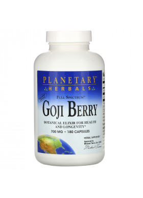 Planetary Herbals, Full Spectrum Goji Berry, 700 mg, 180 Capsules