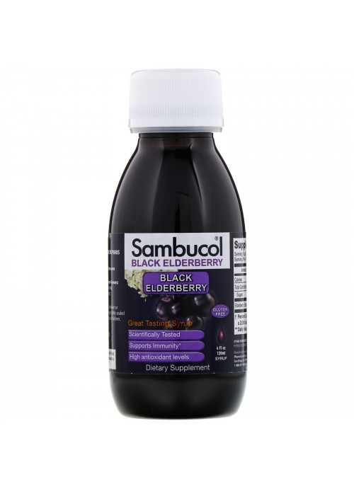 Sambucol, Black Elderberry Syrup, Original Formula, 4 fl oz (120 ml)