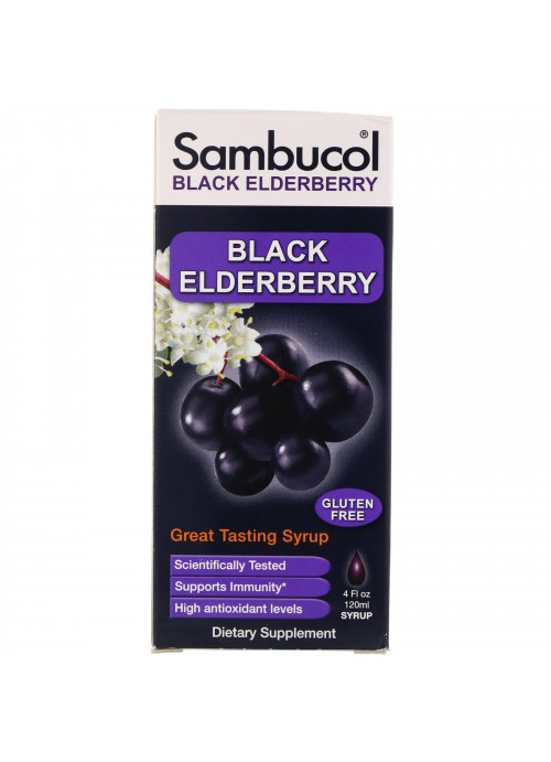 Sambucol, Black Elderberry Syrup, Original Formula, 4 fl oz (120 ml)