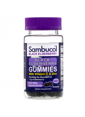 Sambucol, Sambucol, Black Elderberry, 30 Gummies