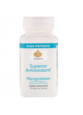 Savesta, Super Antioxidant Mangosteen, 60 Vegetarian Capsules