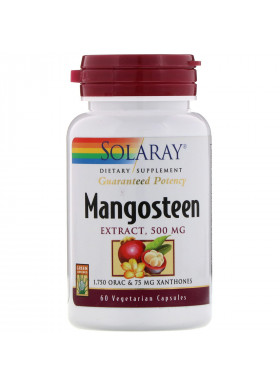 Solaray, Mangosteen Extract, 500 mg, 60 Vegetarian Capsules