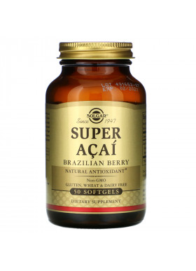 Solgar, Super Acai, Brazilian Berry, 50 Softgels