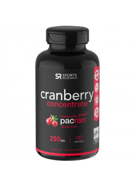 Sports Research, Cranberry Concentrate, 250 mg, 90 Softgels