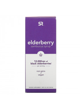 Sports Research, Elderberry Sambucus Syrup, 12,000 mg, 4 fl oz (120 ml)