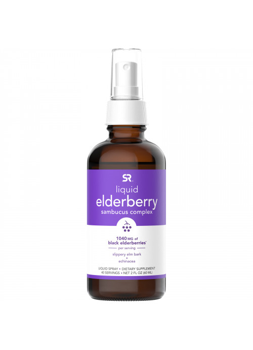 Sports Research, Liquid Elderberry Sambucus Complex Spray, 1,040 mg, 2 fl oz (60 ml)