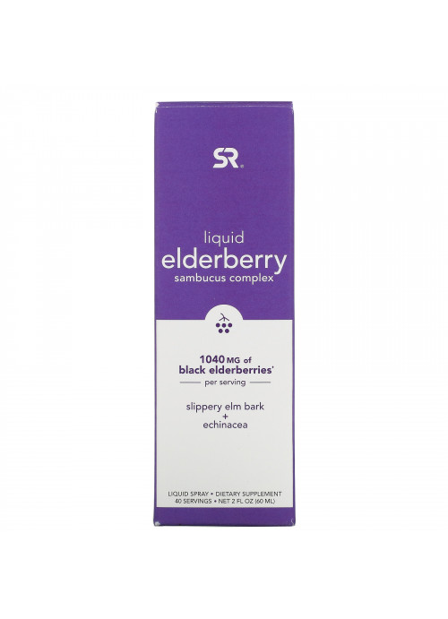 Sports Research, Liquid Elderberry Sambucus Complex Spray, 1,040 mg, 2 fl oz (60 ml)