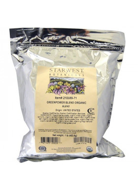 Starwest Botanicals, Organic Greenpower Blend, 1 lb (453.6 g)