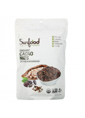 Sunfood, Chocolate Cacao Nibs, 8 oz (227 g)