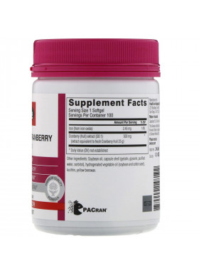 Swisse, Ultiboost, High Strength Cranberry, 25,000 mg, 100 Softgels