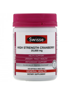 Swisse, Ultiboost, High Strength Cranberry, 25,000 mg, 100 Softgels