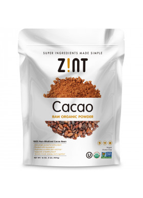 Zint, Raw Organic Cacao Powder, 16 oz (454 g)