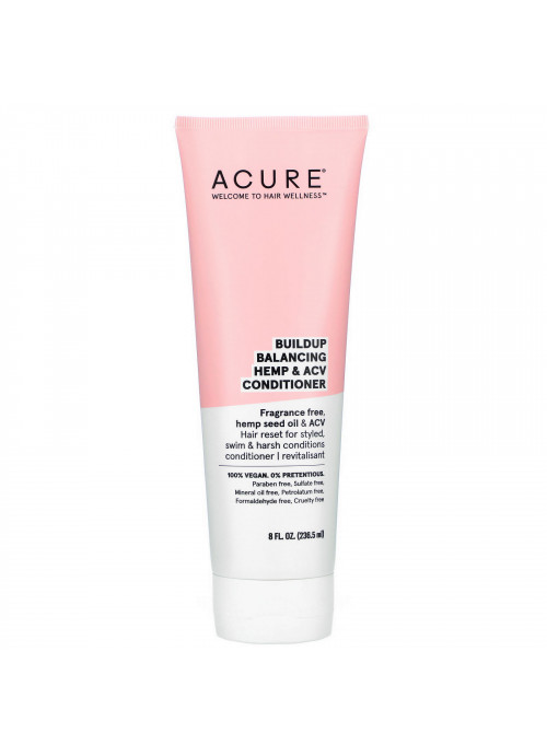 Acure, Buildup Balancing Hemp & ACV Conditioner, 8 fl oz (236.5 ml)
