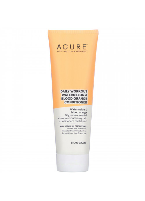 Acure, Daily Workout Watermelon & Blood Orange Conditioner,  8 fl oz (236.5 ml)