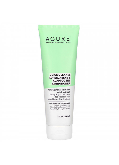 Acure, Juice Cleanse Supergreens & Adaptogens Conditioner,  8 fl oz (236.5 ml)