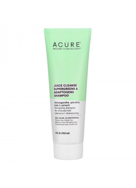 Acure, Juice Cleanse Supergreens & Adaptogens Shampoo, 8 fl oz (236.5 ml)