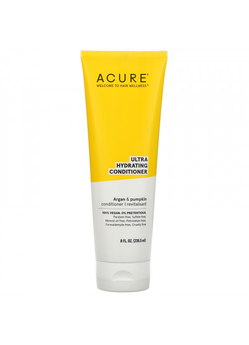 Acure, Ultra Hydrating Conditioner, Argan Oil & Pumpkin, 8 fl oz (236.5 ml)