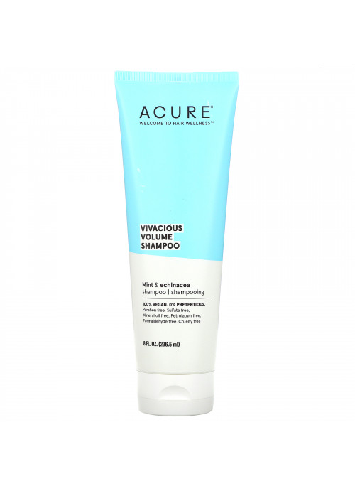 Acure, Vivacious Volume Shampoo, Mint & Echinacea,  8 fl oz (236.5 ml)