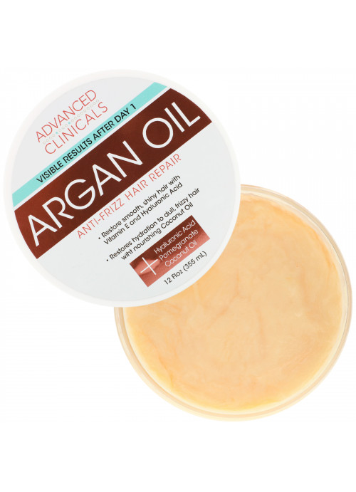 Advanced Clinicals, Argan Oil, Anti-Frizz Hair Repair, 12 fl oz (355 ml)