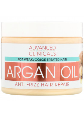 Advanced Clinicals, Argan Oil, Anti-Frizz Hair Repair, 12 fl oz (355 ml)