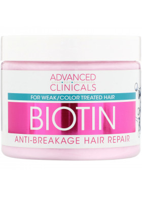 Advanced Clinicals, Biotin, Anti-Breakage Hair Repair, 12 fl oz (355 ml)