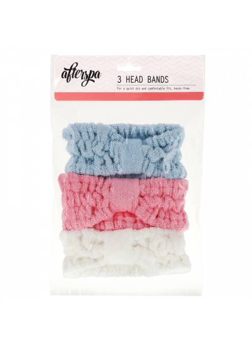 AfterSpa, 3 Head Bands, 3 Pieces