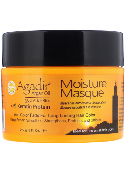 Agadir, Argan Oil, Moisture Masque with Keratin Protein, 8 fl oz (227 g)
