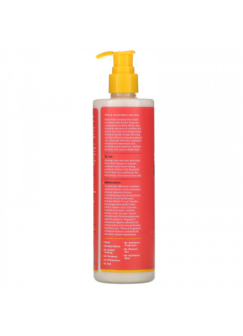 Alaffia, Beautiful Curls, Curl Activating Cream Shampoo, Curly to Kinky, Unrefined Shea Butter, 12 fl oz (354 ml)