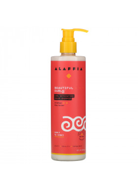 Alaffia, Beautiful Curls, Curl Activating Cream Shampoo, Curly to Kinky, Unrefined Shea Butter, 12 fl oz (354 ml)