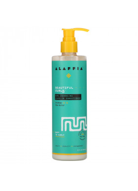 Alaffia, Beautiful Curls, Curl Enhancing Leave-In Conditioner, Wavy to Curly, Unrefined Shea Butter,  12 fl oz (354 ml)