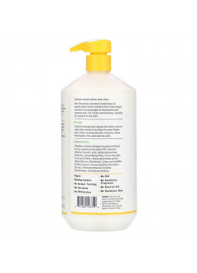 Alaffia, Everyday Coconut, Conditioner, Normal to Dry Hair, Coconut Lime, 32 fl oz (950 ml)