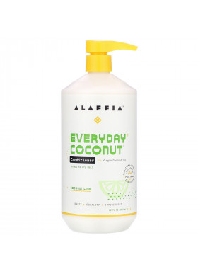 Alaffia, Everyday Coconut, Conditioner, Normal to Dry Hair, Coconut Lime, 32 fl oz (950 ml)