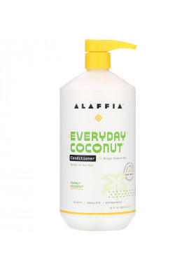 Alaffia, Everyday Coconut, Conditioner, Normal to Dry Hair, Purely Coconut, 32 fl oz (950 ml)