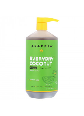 Alaffia, Everyday Coconut, Shampoo, Normal to Dry Hair, Coconut Lime, 32 fl oz (950 ml)