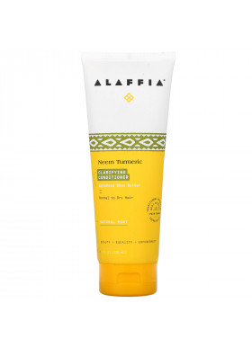 Alaffia, Neem Turmeric, Clarifying Conditioner, Natural Mint, 8 fl oz (236 ml)