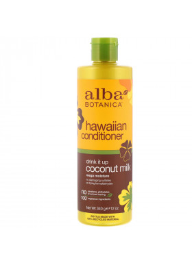Alba Botanica, Hawaiian Conditioner, Drink It Up Coconut Milk, 12 oz (340 g)