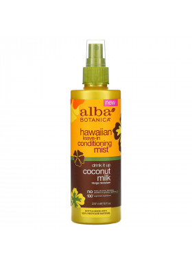 Alba Botanica, Hawaiian Leave-In Conditioning Mist, Drink It Up Coconut Milk, 8 fl oz (237 ml)