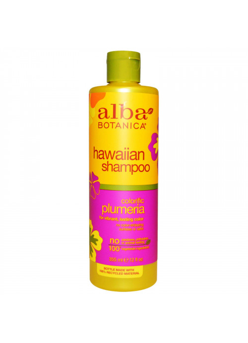 Alba Botanica, Hawaiian Shampoo, Colorific Plumeria, 12 fl oz (355ml)