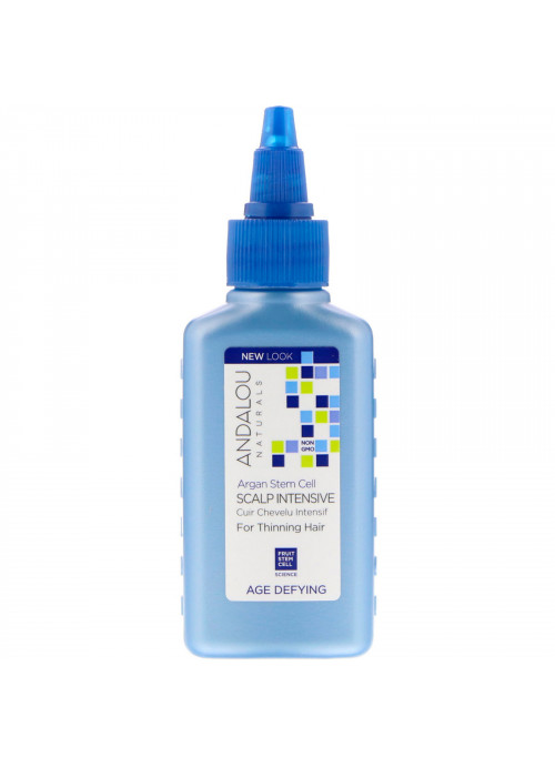 Andalou Naturals, Argan Stem Cells, Scalp Intensive, Thinning Hair Treatment, Age Defying, 2.1 fl oz (62 ml)