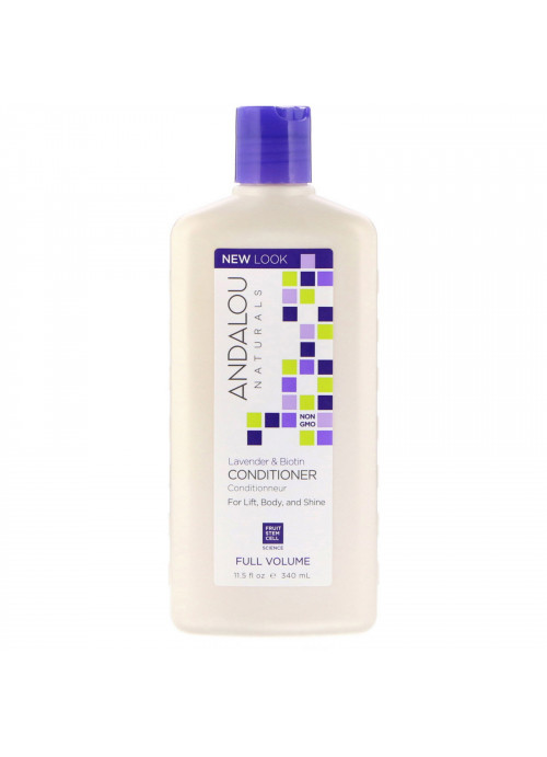 Andalou Naturals, Conditioner, Full Volume, For Lift, Body, and Shine, Lavender & Biotin, 11.5 fl oz (340 ml)