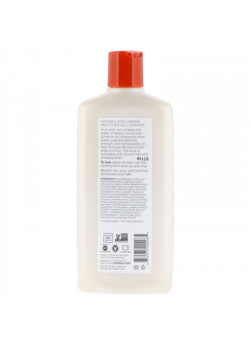 Andalou Naturals, Conditioner, Moisture Rich, For Soft, Smooth Sheen, Argan Oil & Shea, 11.5 fl oz (340 ml)